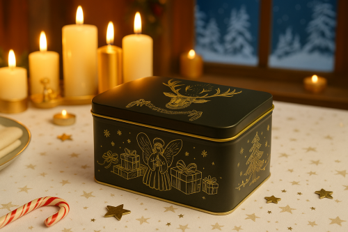 Geschenkdose „Goldener Hirsch“